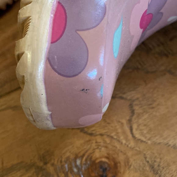 Vintage 90’s Tayberry pink flowered Wellington “Wellies” from Wales, UK - Picture 3 of 11